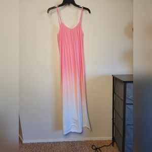 NWOT Beach Maxi Dress S Ombre